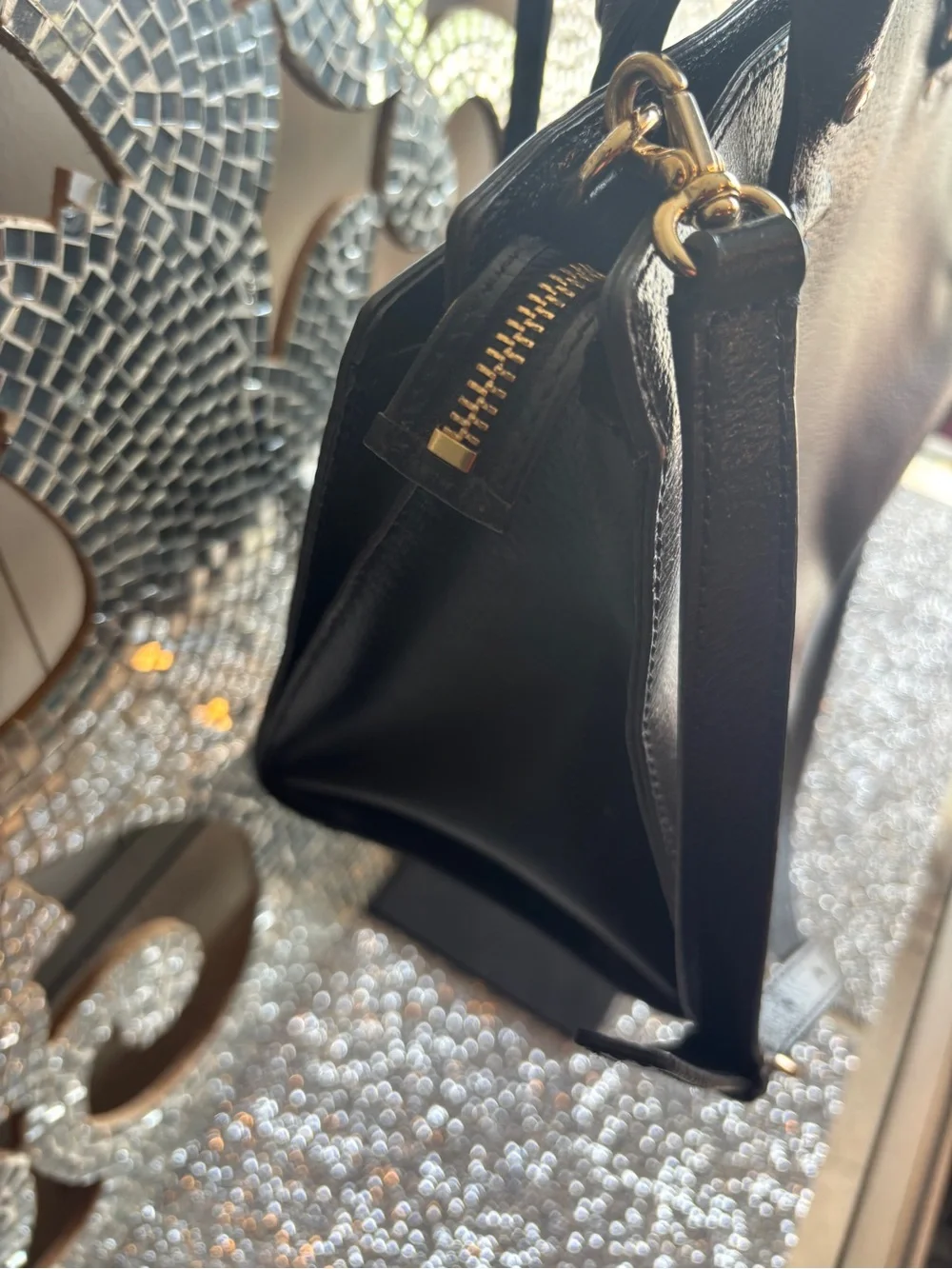 ⭐️Kate Spade Black Leather Satchel Bag